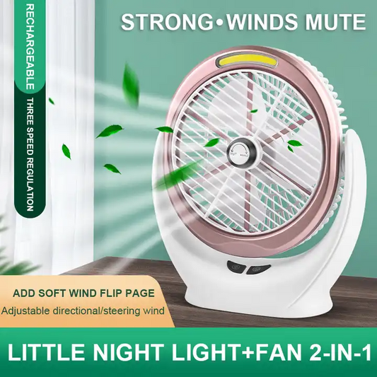 Ventilateur portable avec lumière led